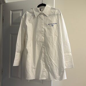 BRIDEMERCH - Here comes the bride button shirt/dress ntw